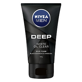(B2B)Sữa Rửa Mặt NIVEA MEN DEEP Than Đen Hoạt Tính Hút Nhờn Sáng Da (100G) - 84415
