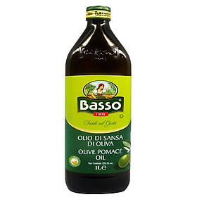 Nhập Khẩu Ý - Dầu Olive Pomace Basso 1L