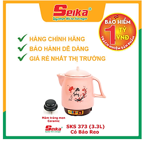 Siêu sắc thuốc bằng điện tự động Seika 3.3L - SKS373 (Gốm sứ Bát Tràng)  hàng chính hãng