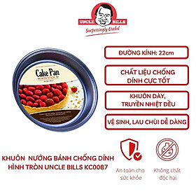 Khuôn nướng bánh Uncle Bills KC0087 (Xám)