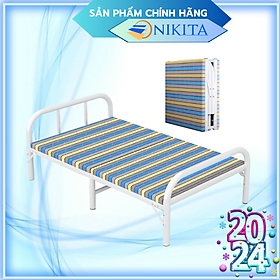 Mua Giường gấp đôi không đệm NIKITA  Gọn nhẹ chắc chắn   giá rẻ cho người dùng - Mẫu mới 2024