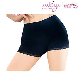 Quần Đùi Lót Nữ Mặc Trong Chân Váy Dài 25.5cm Miley Lingerie - Màu Đen FDS0106