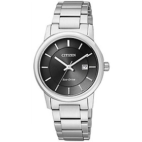 Đồng Hồ Nữ Citizen Dây Thép Không Gỉ EW1560-57E - Mặt Đen (Sapphire)