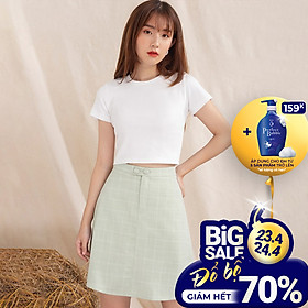 Chân Váy VA10136 GUMAC thiết kế ngắn 2 nút