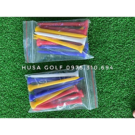Tee golf gói 10 chiếc chất nhựa ngắn/dài