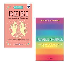 Comobo 2 cuốn Sách Chữa Lành : Reiki - Nghệ Thuật Chữa Lành Bằng Năng Lượng + Power Vs Force - Trường Năng Lượng Và Những Nhân Tố Quyết Định Tinh Thần Và Sức Khỏe Con Người