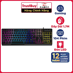 Mua Bàn Phím Gaming ZADEZ G850K Dây USB Dài 1.7M  Đèn LED RGB - Hàng Chính Hãng