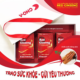 Set Quà Tặng Red Ginseng Hồng Sâm Hàn Quốc Hỗ Trợ Tăng Đề Kháng 3 Hộp x 1