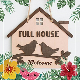 Mua Bảng gỗ Full house nhiều mẫu (bảng gỗ trang trí