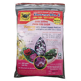 Mua Phân đầu trâu hữu cơ FLOWERs Bio.F dinh dưỡng tan chậm dạng túi lọc chuyên cho hoa Lan - cây cảnh