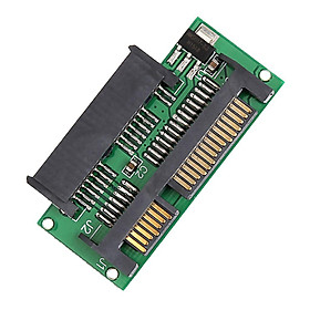 1.8'' Micro SATA 16Pin 7+7+2 SSD 3V to 2.5'' 22PIN SATA 5V Adapter Card Plug