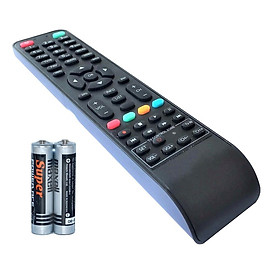 Remote Điều Khiển Dùng Cho Đầu Thu TV SCTV - Truyền Hình KTS Cáp SCTV (Kèm Pin AAA Maxell)