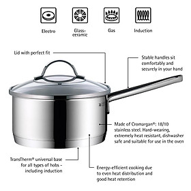 Mua Quánh Thép WMF PROVENCE PLUS SAUCEPAN 16CM Dùng Cho Mọi Loại Bếp Bảo Hành 24 Tháng - 0724166380