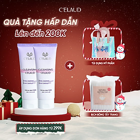 Combo 2 sữa rửa mặt làm sạch sâu và cân bằng độ pH cho da Cleansing Celaud