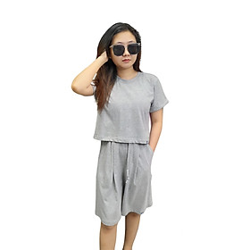 M102-Bộ Quần Áo Thun Nữ Blueming- co giãn 4 chiều - Cotton 100% - sành điệu-năng động-dạo phố