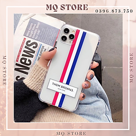 Ốp lưng trong suốt chống sốc cho iPhone 12 Pro Max hiệu Likgus Thom Browne (bảo vệ toàn diện, chất liệu cao cấp, thiết kế thời trang) - hàng nhập khẩu