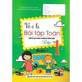 VỞ Ô LI BÀI TẬP TOÁN LỚP 1 (QUYỂN 1)_KV