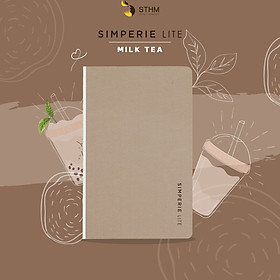 [STHM stationery] - SIMPERIE LITE - Sổ tay mở flat 180 độ - Ruột kem 80gsm có chấm chia cột