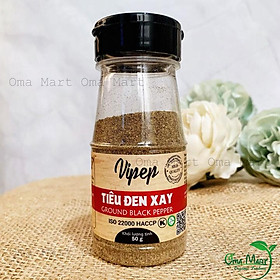 Bột tiêu đen nguyên chất Vipep 50g