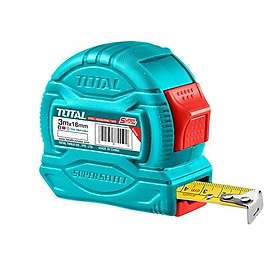 THƯỚC KÉO THÉP NỀN VÀNG 3X16MM TMT34316 TOTAL -HÀNG CHÍNH HÃNG