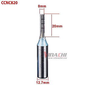 Mua Mũi Cắt CNC Tideway 3 Cánh Cốt 12 7mm - Mũi Cắt CNC Tideway 3 Cánh Cốt cắt sâu  không bám gỗ giúp đẩy mũi khoan nhẹ