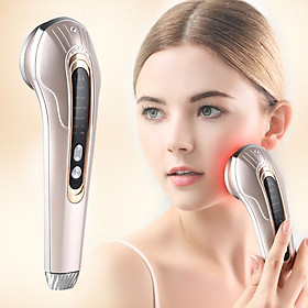 Máy Di Điện Massage Kết Hợp Ánh Sáng Sinh Học Đỏ Sóng EMS Và RF Giúp Trẻ Hóa Da, Nâng Cơ Mặt Hấp Thụ Các Dưỡng Chất Tái Tạo Collagen Và Chăm Sóc Cho Đôi Mắt KSKIN - Hàng Chính Hãng