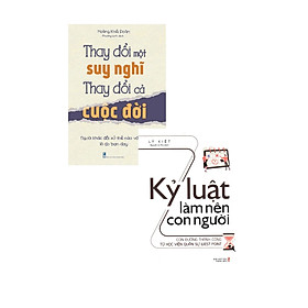 Hình ảnh Combo Thay Đổi Một Suy Nghĩ - Thay Đổi Cả Cuộc Đời + Kỷ Luật Làm Nên Con Người (Bộ 2 Cuốn) _ML