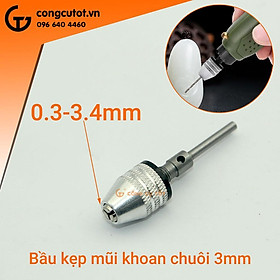 Mua Đầu kẹp mũi khoan chuôi tròn 0.3-3.4mm cho máy đa năng