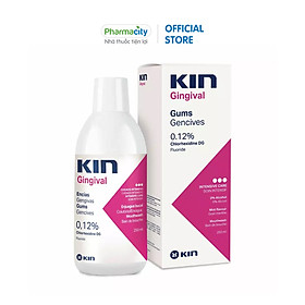 Nước súc miệng Kin Gingival Mouthwash Gums Gencives hỗ trợ ngăn ngừa và