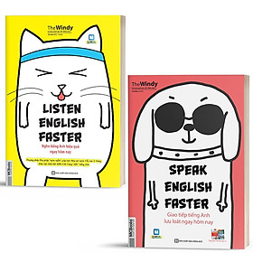 Sách - Combo 2 Cuốn Nghe Nói Tiếng Anh Hiệu Quả Ngay Hôm Nay - Listening & Speaking English Faster