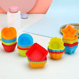 Mua khuôn silicon làm bánh muffin  cupcake