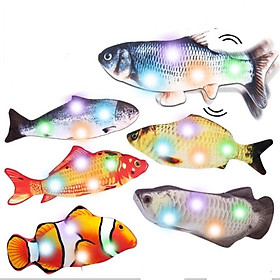 Mua Cá cảm ứng 3D quẫy đuôi cực mạnh kèm pin sạc