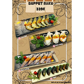 Hình ảnh Buffet Nướng Rakuen BBQ - Menu Buffet Raku