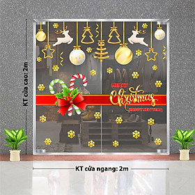 Mua Decal trang trí NOEL 2024 combo số 2