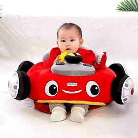Ghế bông tập ngồi hình ô tô êm dịu cho các bé