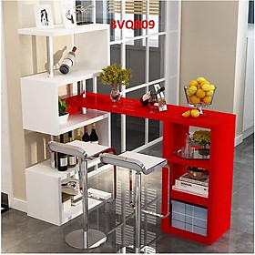 Mua Quầy bar mini  quầy bar kiêm vách ngăn phòng khách nhà bếp 3VQB09 ( Không kèm ghế )