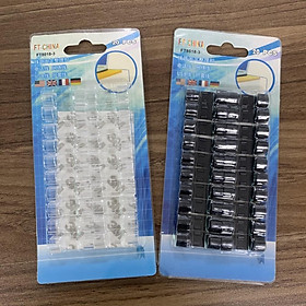 Bộ 20 Miếng Dán Tường Đi Dây Điện - Kẹp Cố Định Nút Giữ Luồn Dây Điện Gọn Gàng 88068 - VỈ