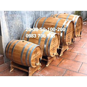 Mua Thùng ngâm ủ rượu gỗ sồi nga 20l