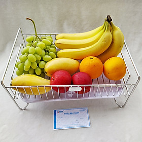 Kệ Úp Chén Ly Kibath Inox 304 Kèm Khay Hứng Nước, KB-822