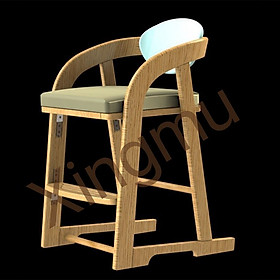 Xingmu  Ghế trẻ em Gỗ Ghế trẻ em Ghế ăn trẻ em