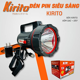 Mua Đèn pin cầm tay thương hiệu Kirito nhật bản  chống nước   sử dụng bóng led  pin lion sáng 12h