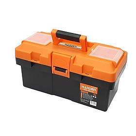 Hộp Đựng Dụng Cụ, Đồ Nghề HARDEN 520301 Cỡ Lớn Nhựa ABS - Thân Hộp Nhựa Siêu Nhẹ, Siêu Chịu Lực, Siêu Dày - Khóa Nhựa, Bảo Vệ Tốt - 36x18x19cm - Hàng Chính Hãng