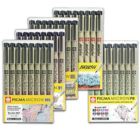 Sakura - Bút Đi Nét Pigma 01 Đen