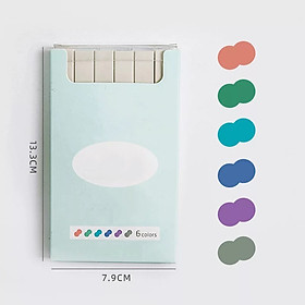 Bộ Bút Highlight Trang Trí Sticker DIY - Tặng kèm sticker