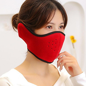 Khẩu trang ninja nỉ che kín mặt kín tai chống nắng chống gió lạnh mùa đông giữ ấm nam nữ
