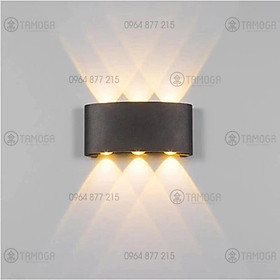 đèn ốp tường ngoài trời hình bán nguyệt 