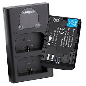 Pin sạc Kingma Ver 2 cho Canon LP-E6, Hàng chính hãng