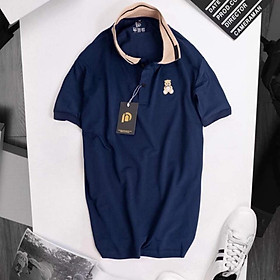 Áo polo nam đẹp thêu gấu ngắn tay, áo thun nam cá sấu cổ bẻ mặc mùa hè ARU SHOP