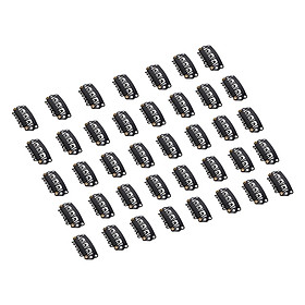 Bộ 40 Kẹp Nối Tóc Giả - Đen
