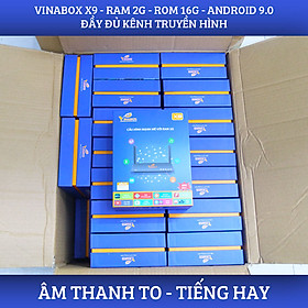 VinaBox X9 (New 2021) - Ram 2G/16G-  Android 9.0 - Siêu Phẩm Trở Lại Cấu Hinh Vượt Trội - Chất Lượng Bền Lâu - Hàng Chính Hãng